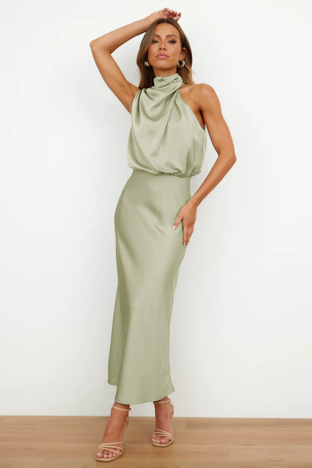 Violet™ - Long Satin Dress