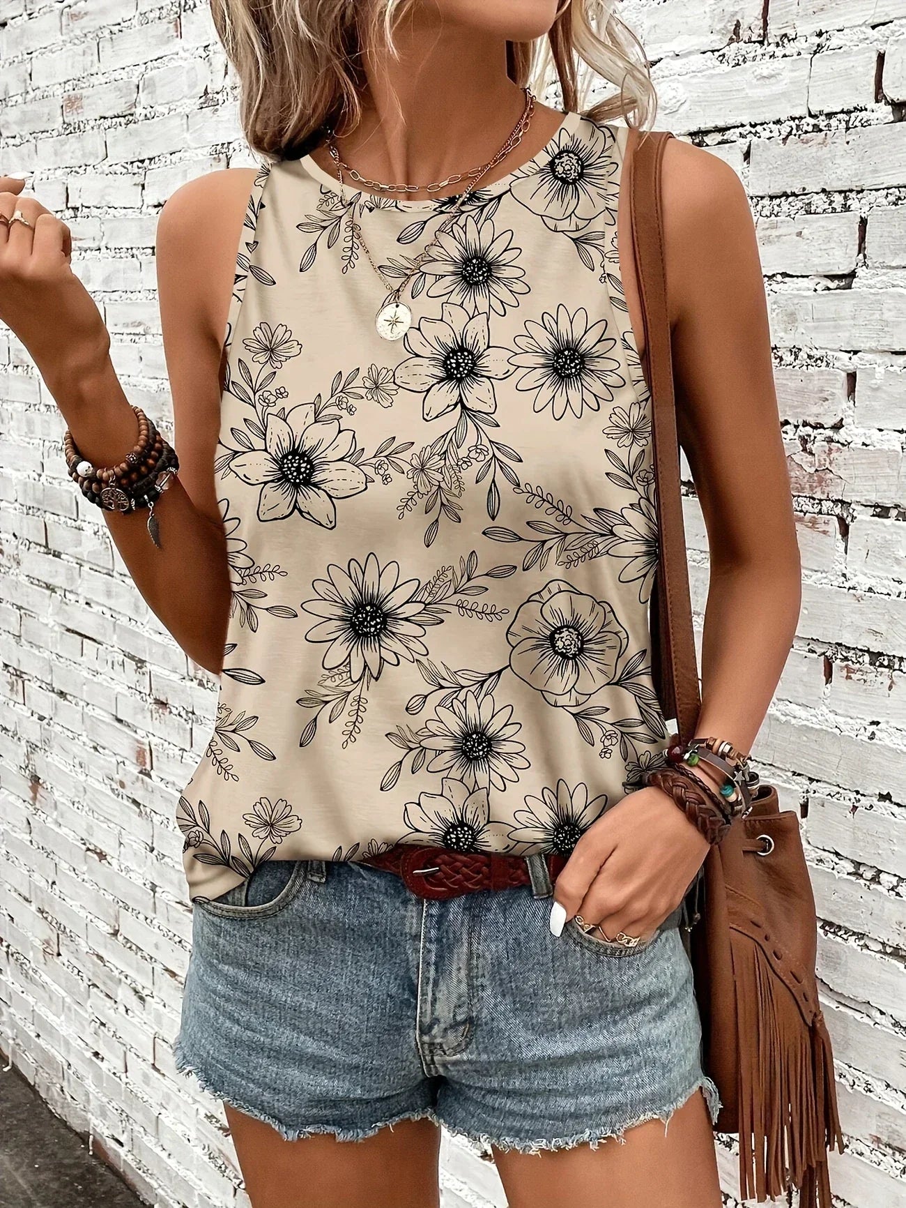 REYA | TOP D'ÉTÉ FLORAL CONFORTABLE