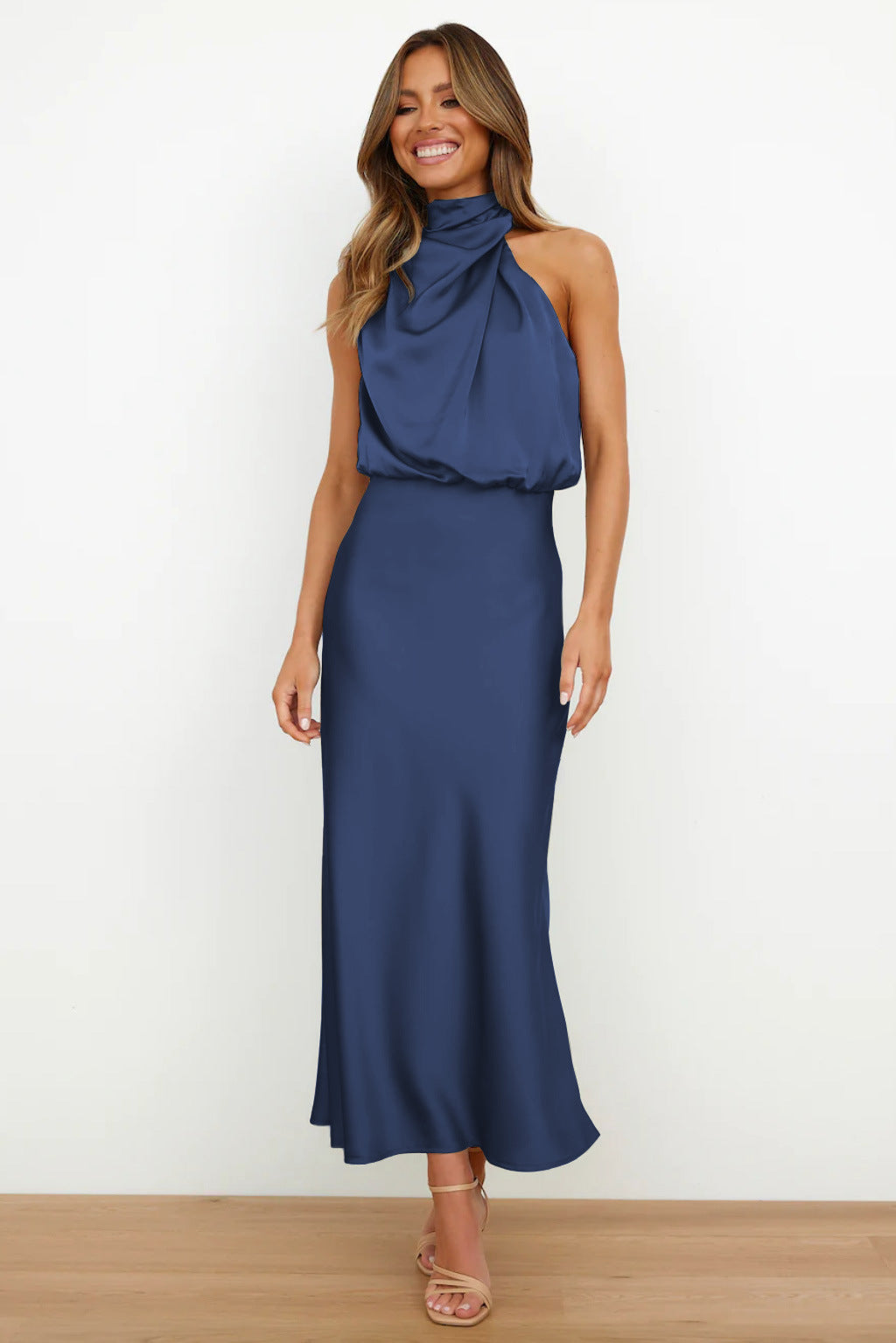 Violet™ - Long Satin Dress