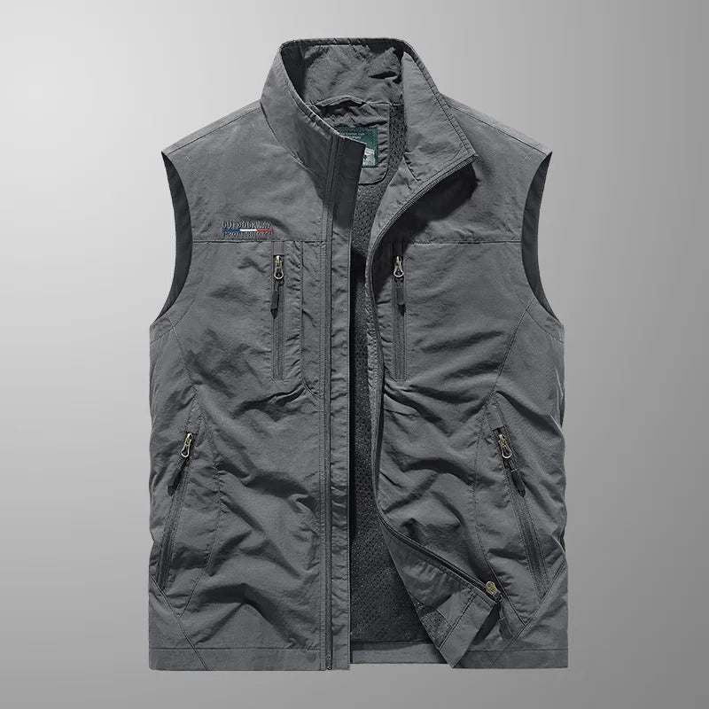 Kasper™ – Pustende cargo vest med smarte lommer (UTSALG)