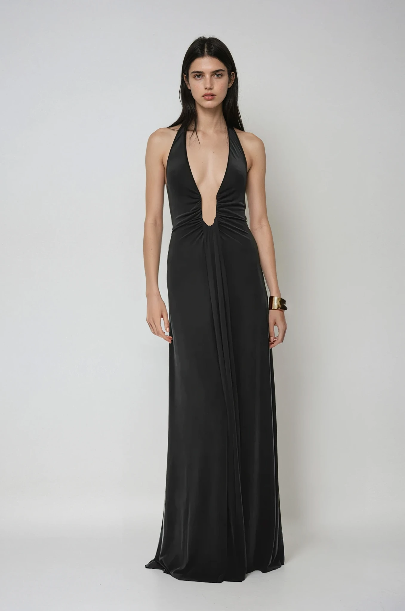 Silhouette™| Robe longue en cupro