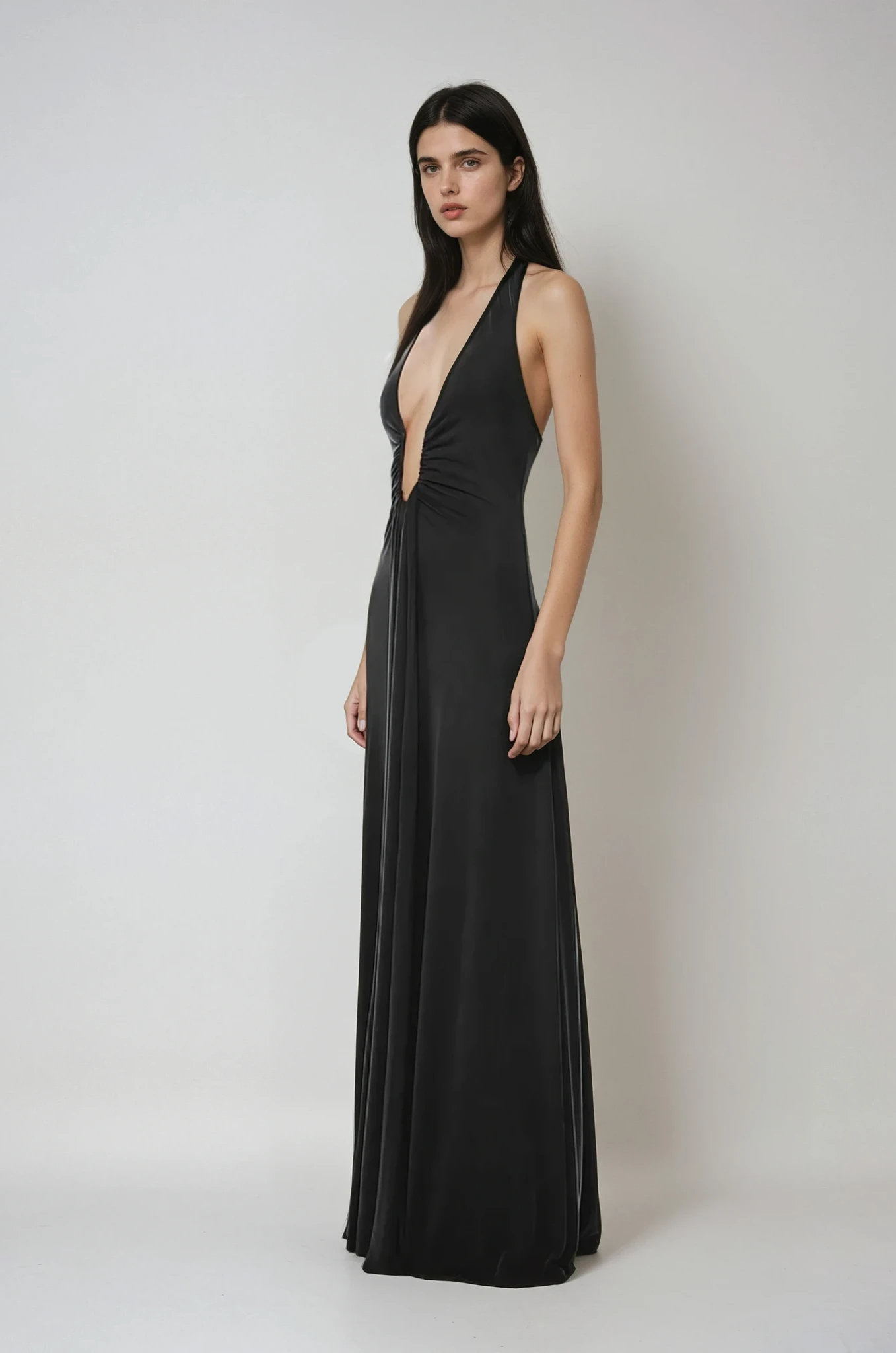 Silhouette™| Robe longue en cupro