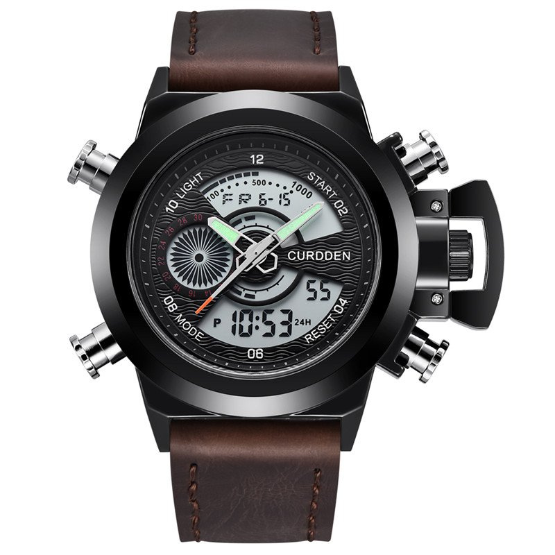 Dual Time Fashion Chronograph Klokke™ Elvik