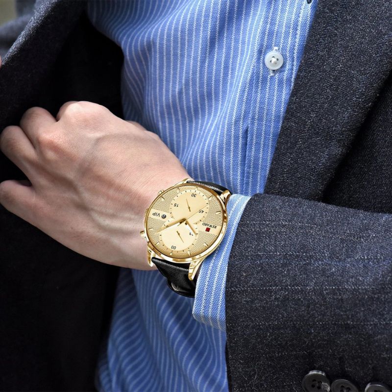 Luxus Chronograph™ Holdbar Quartz Klokke fra Elvik™