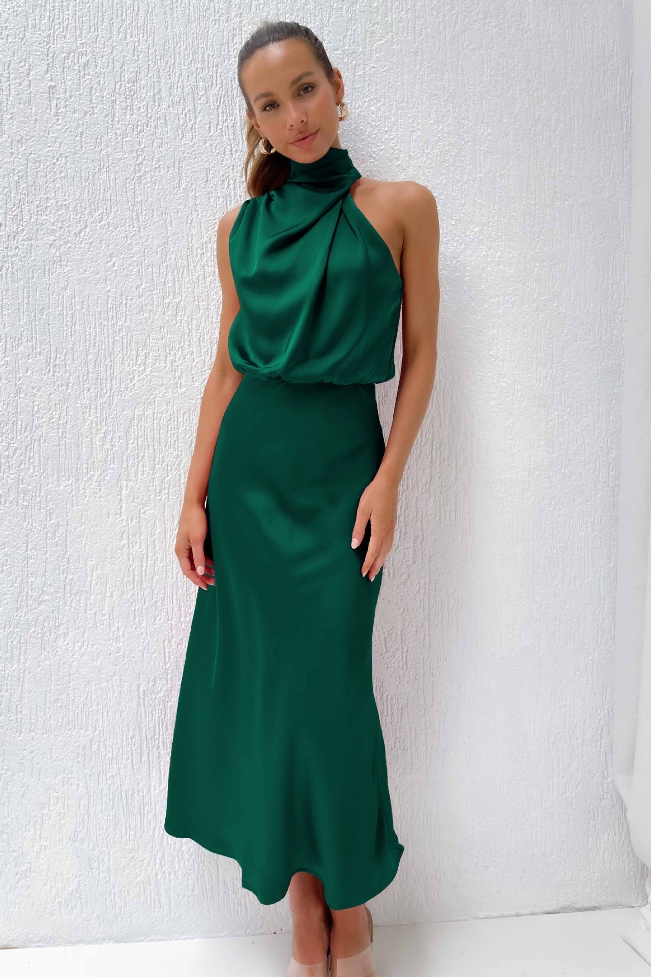 Violet™ - Long Satin Dress