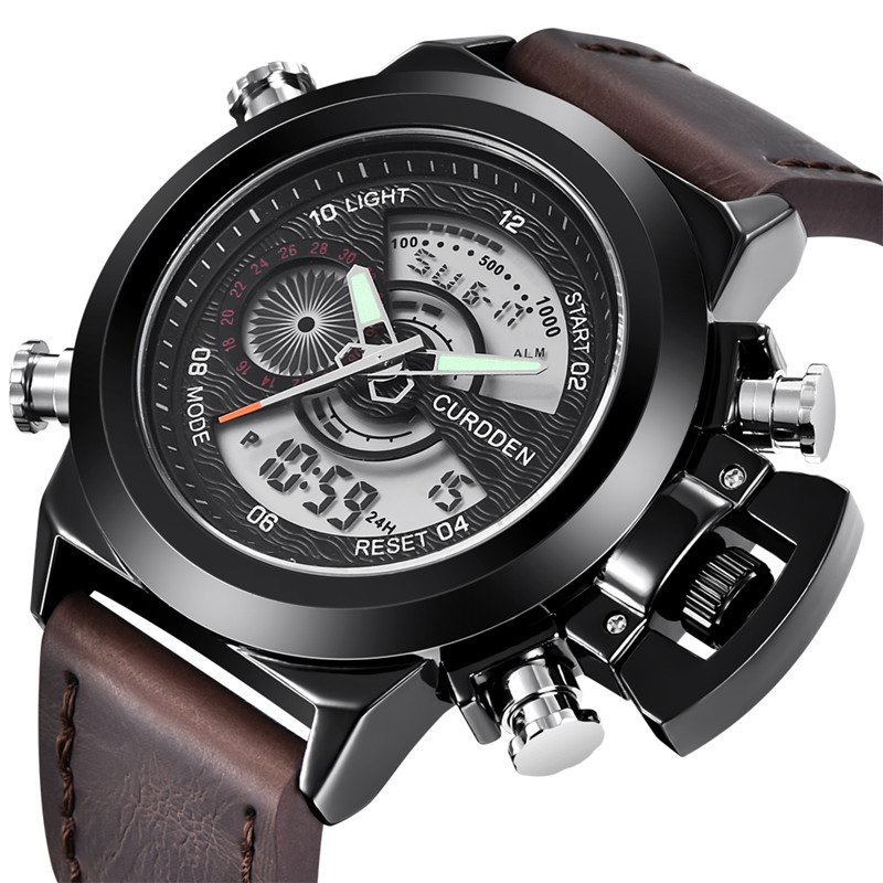Dual Time Fashion Chronograph Klokke™ Elvik