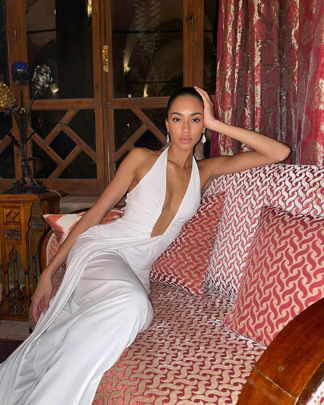 Silhouette™| Robe longue en cupro
