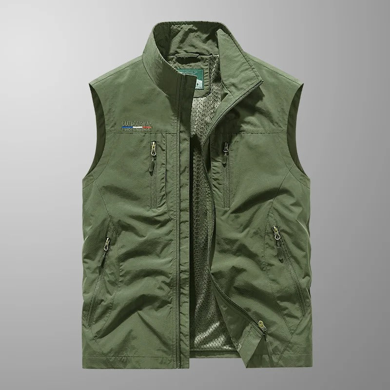 Kasper™ – Pustende cargo vest med smarte lommer (UTSALG)
