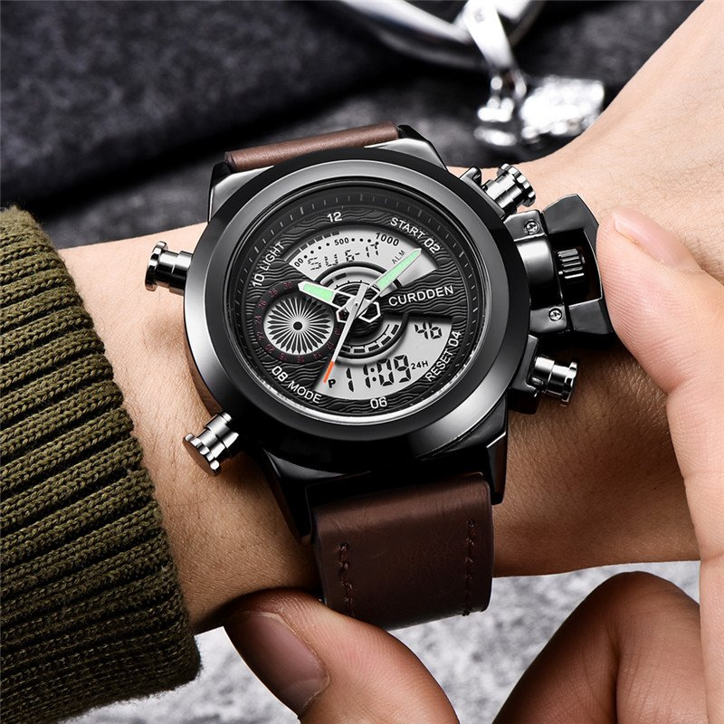 Dual Time Fashion Chronograph Klokke™ Elvik