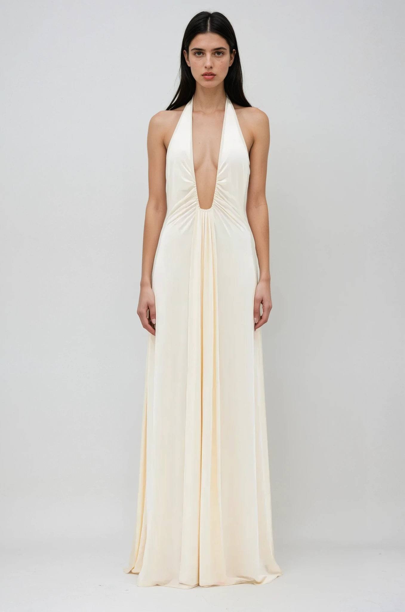 Silhouette™| Robe longue en cupro