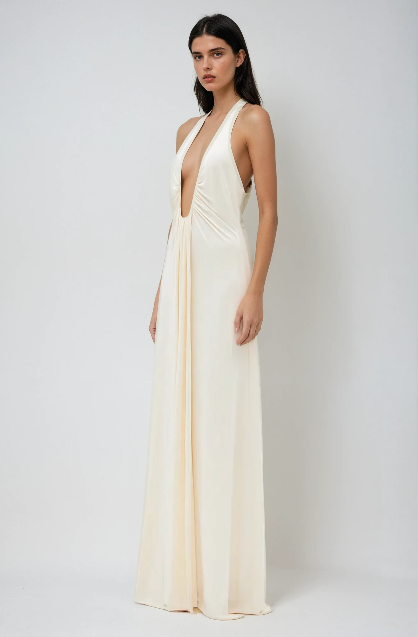 Silhouette™| Robe longue en cupro
