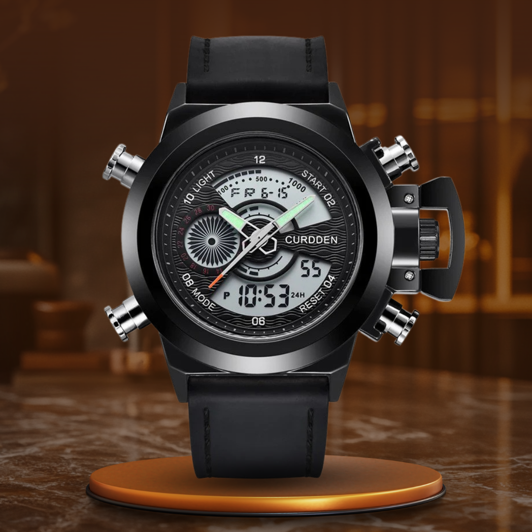 Dual Time Fashion Chronograph Klokke™ Elvik