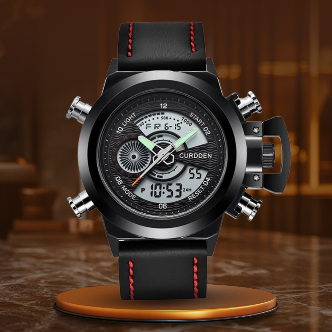 Dual Time Fashion Chronograph Klokke™ Elvik