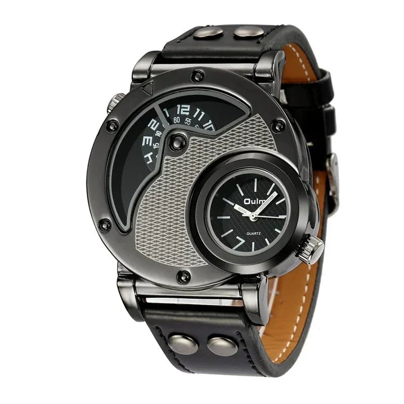 Luksus Dual Time Kvarts Ur™ Elvik