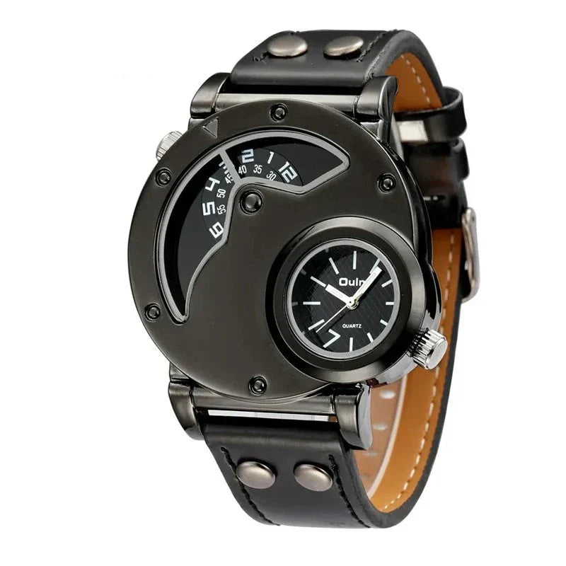Luksus Dual Time Kvarts Ur™ Elvik