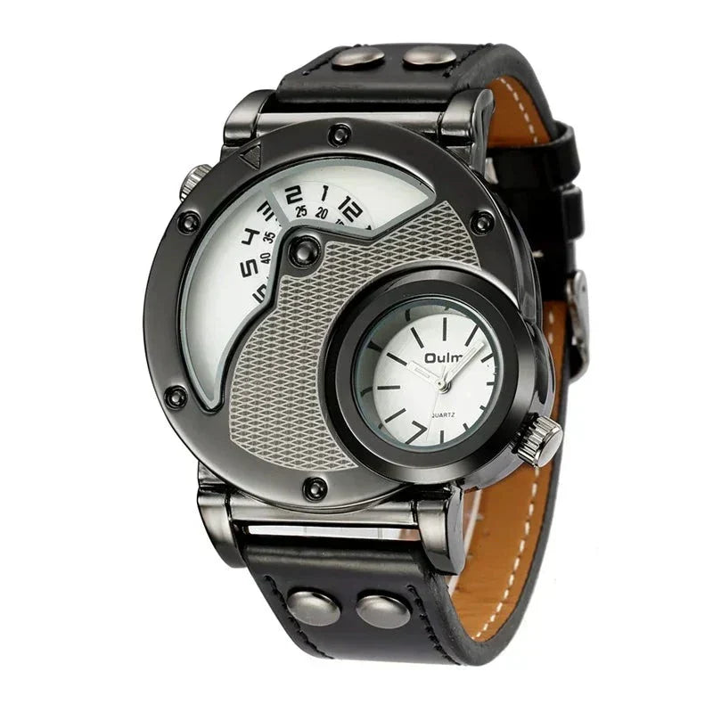 Luksus Dual Time Kvarts Ur™ Elvik