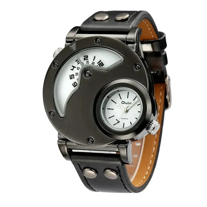 Luksus Dual Time Kvarts Ur™ Elvik