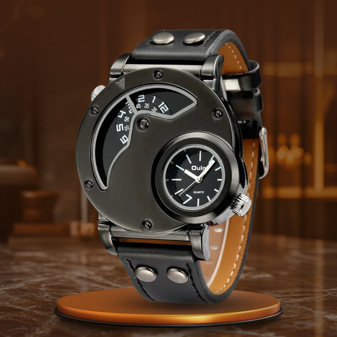 Luksus Dual Time Kvarts Ur™ Elvik