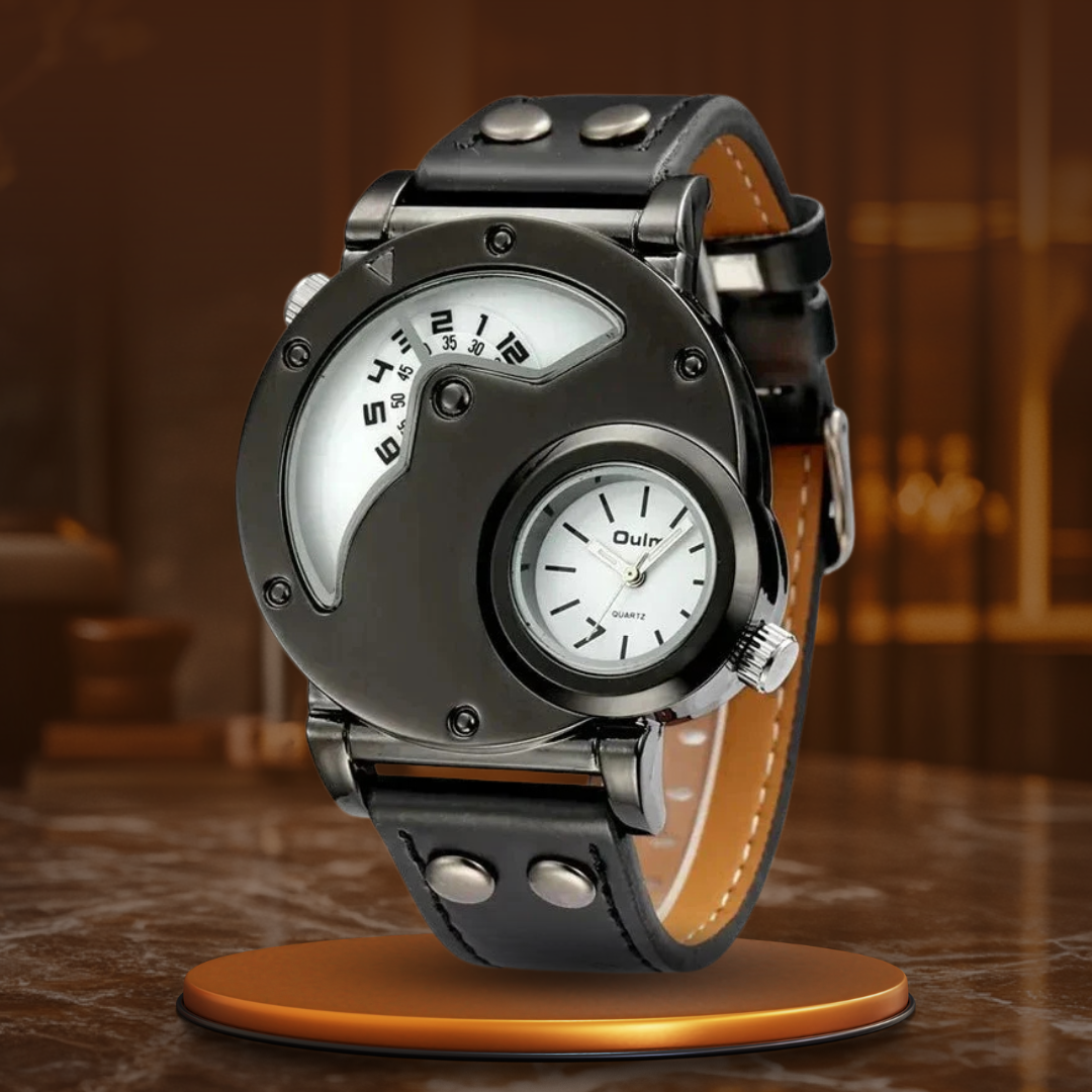 Luksus Dual Time Kvarts Ur™ Elvik