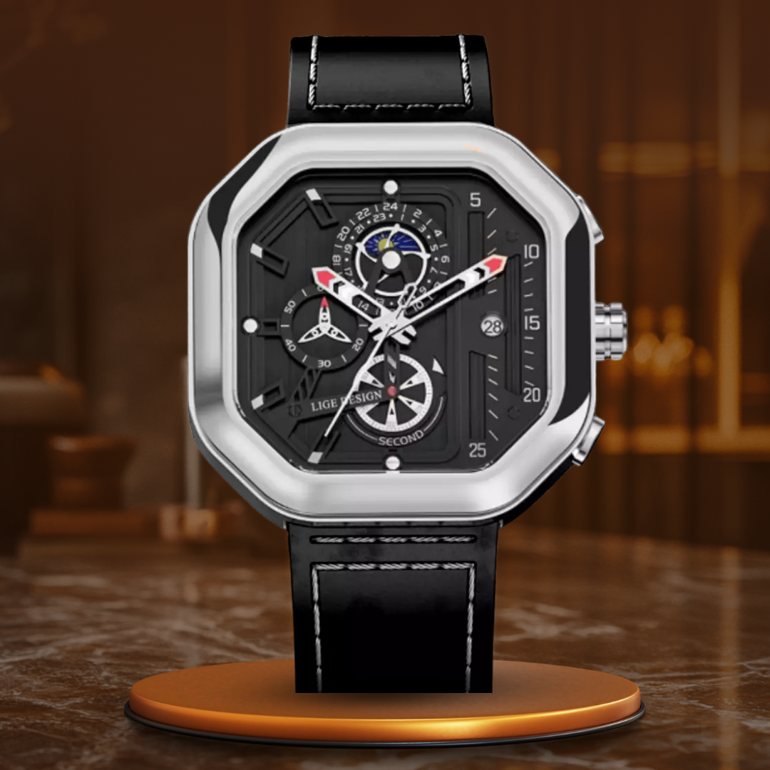Luksus Kvarts Chronograph Klokke™ fra Elvik™