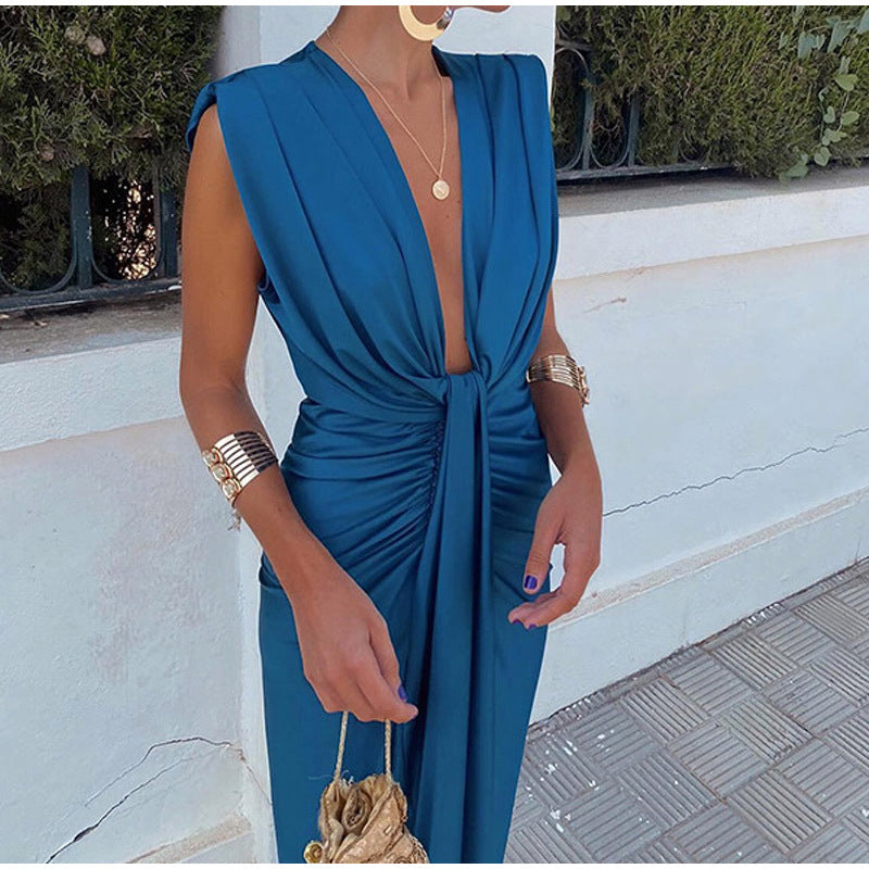 Fara™ | Robe de fête avec décolleté profond