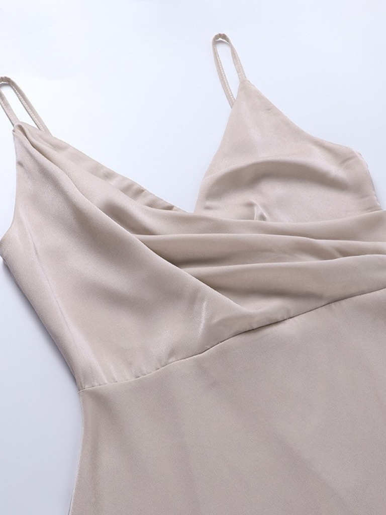 ROBE EN SATIN CELINA