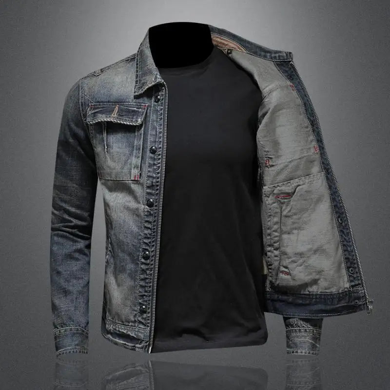 Ragnar™ – Tuff jeansjacka med vintagekänsla och modern edge