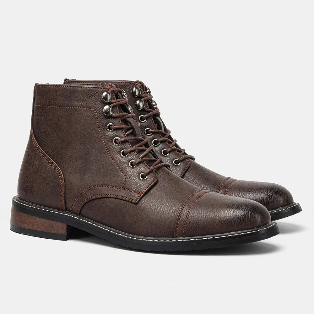 Olsen & Olsen™ Keith | Vintage derbystøvler med snute