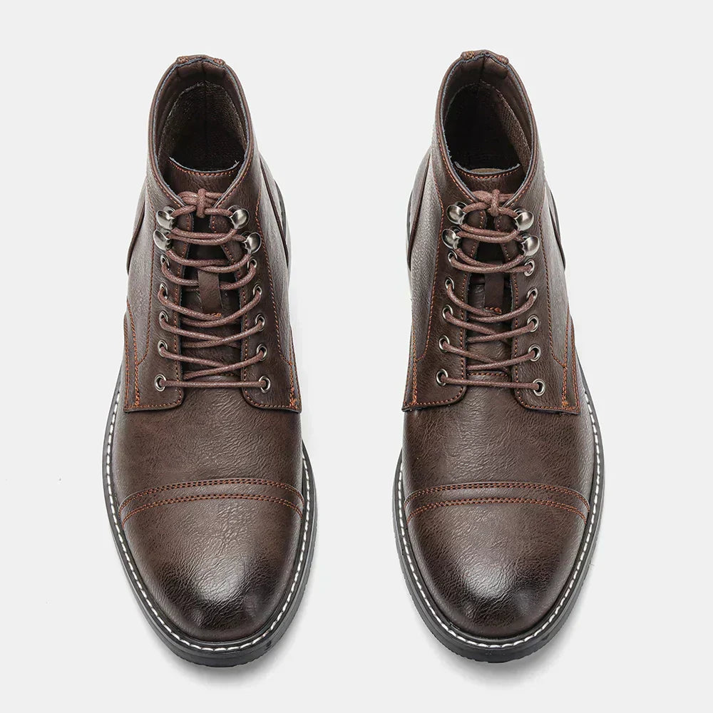 Olsen & Olsen™ Keith | Vintage derbystøvler med snute