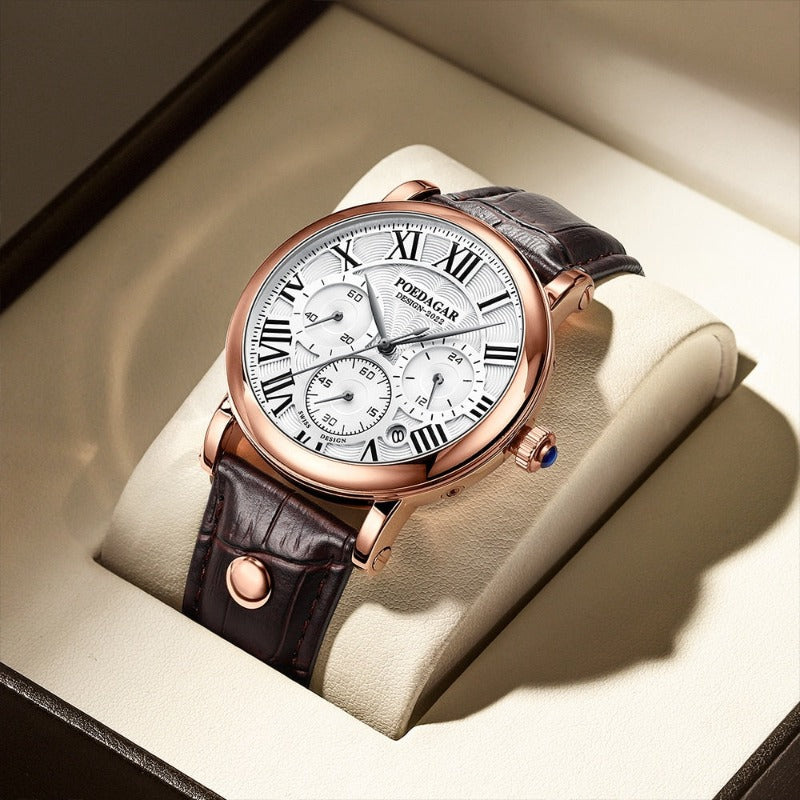 Luksuriøs Casual Fashion Chronograph Klokke™ - Elvik™