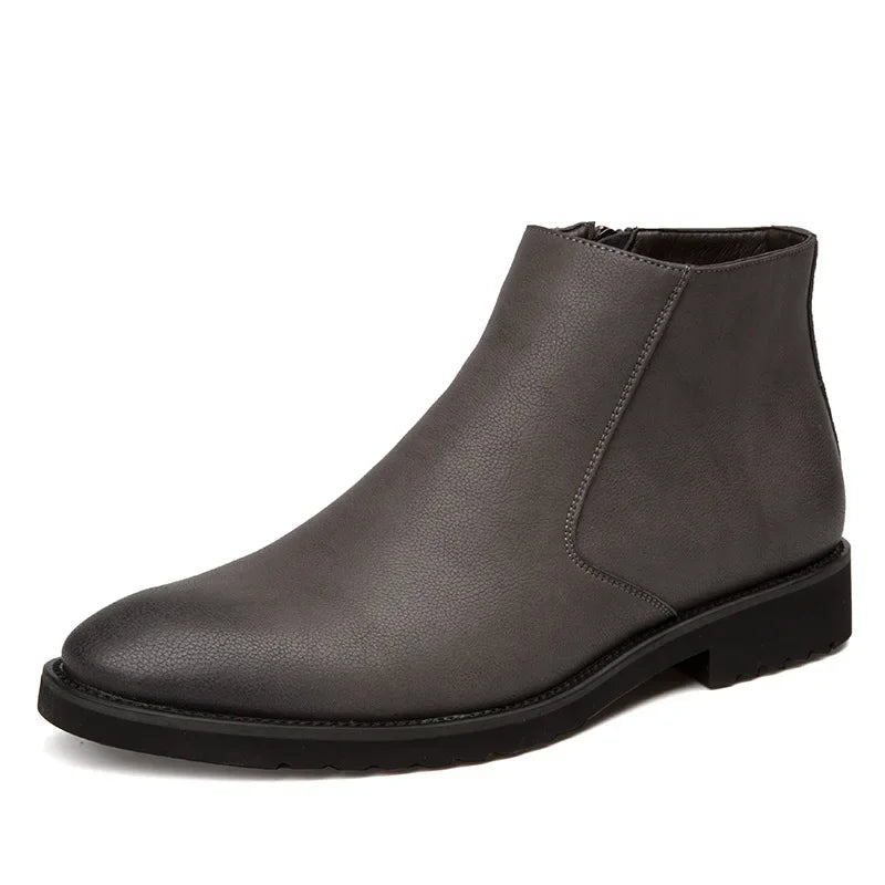 ERIK™ | VÅRMODE LÆRSTØVLER FOR MENN