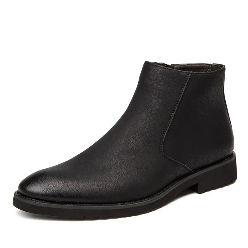 ERIK™ | VÅRMODE LÆRSTØVLER FOR MENN