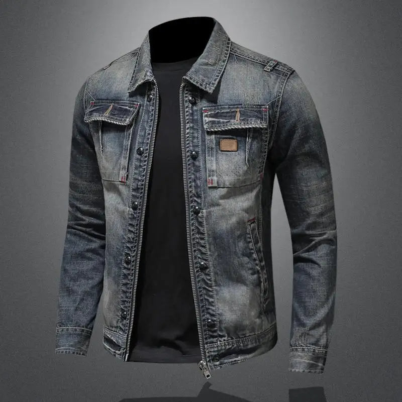 Ragnar™ – Tuff jeansjacka med vintagekänsla och modern edge