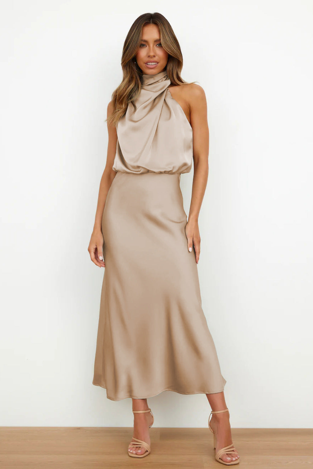 Violet™ - Long Satin Dress