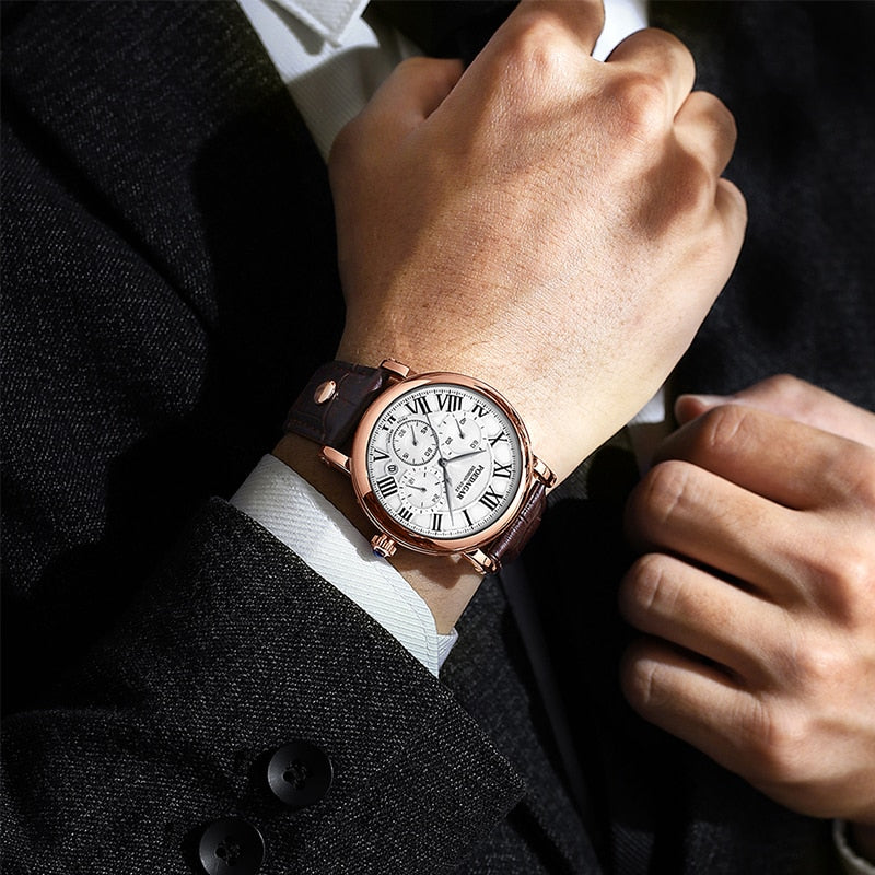 Luksuriøs Casual Fashion Chronograph Klokke™ - Elvik™