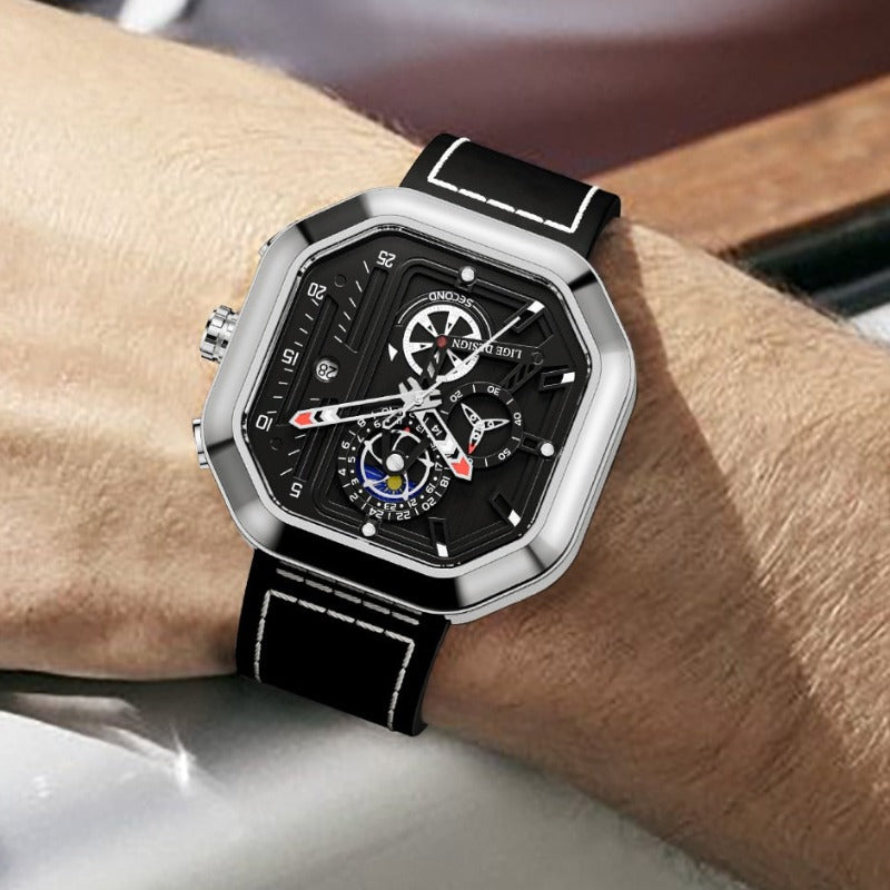 Luksus Kvarts Chronograph Klokke™ fra Elvik™