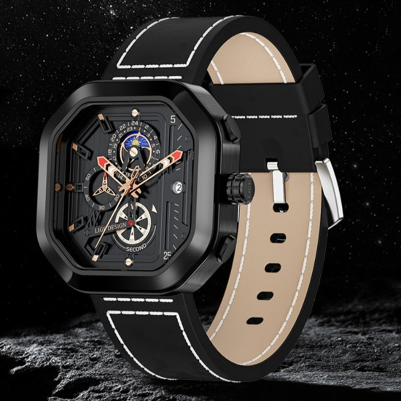 Luksus Kvarts Chronograph Klokke™ fra Elvik™