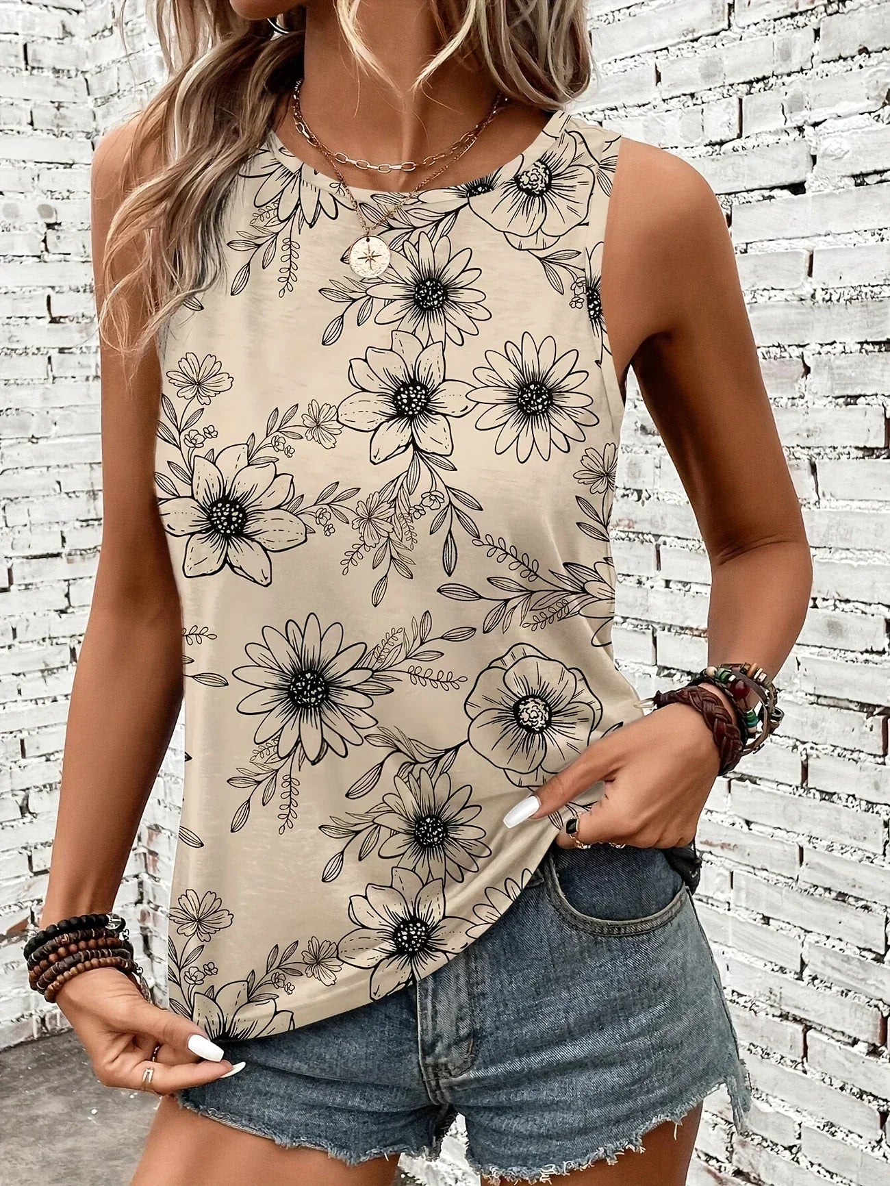 REYA | TOP D'ÉTÉ FLORAL CONFORTABLE