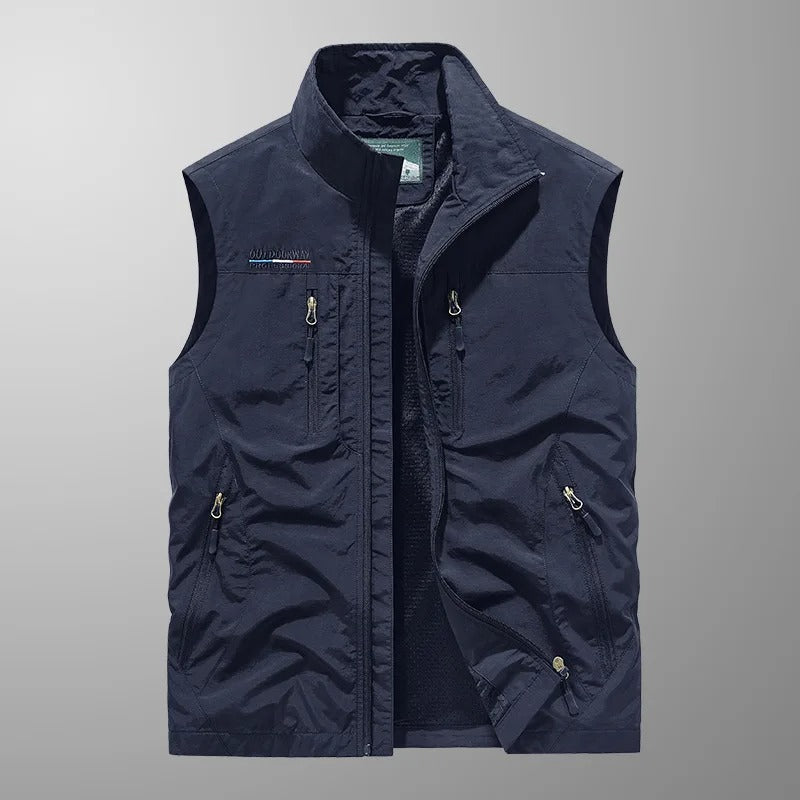 Kasper™ – Pustende cargo vest med smarte lommer (UTSALG)