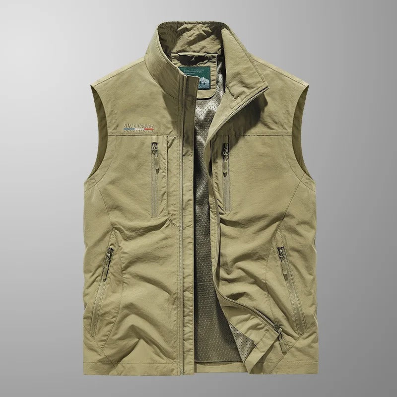 Kasper™ – Pustende cargo vest med smarte lommer (UTSALG)