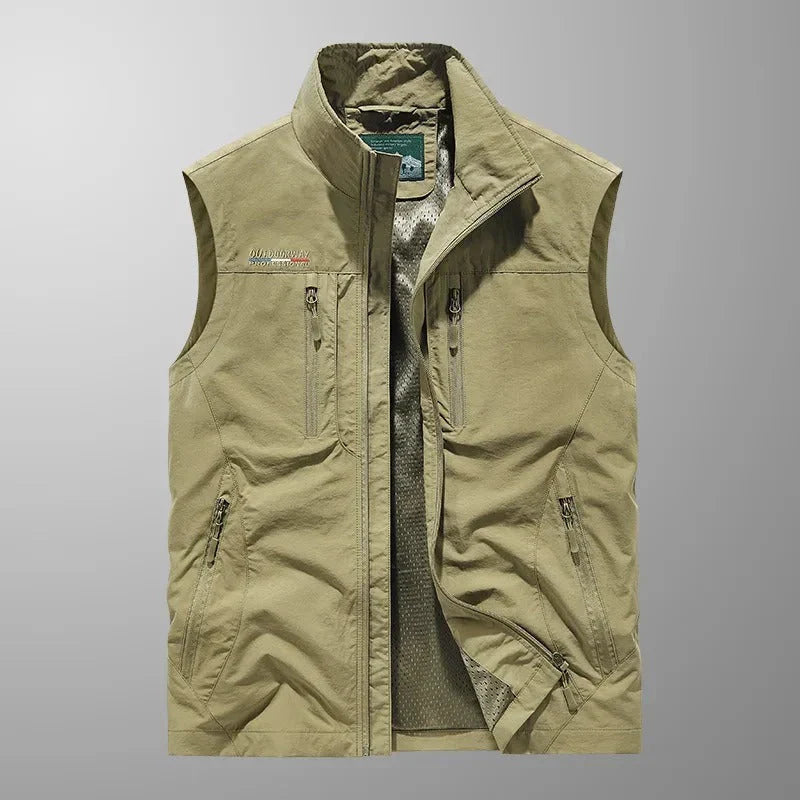 Kasper™ – Pustende cargo vest med smarte lommer (UTSALG)