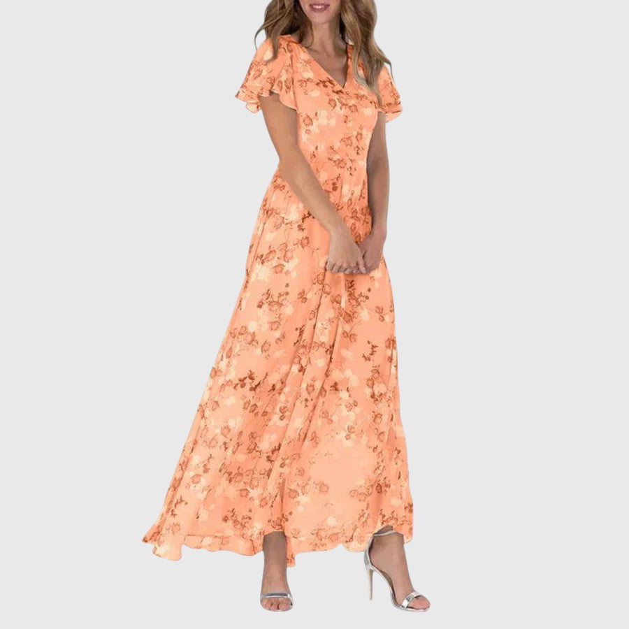 Alanna - Robe longue d'été pour dames