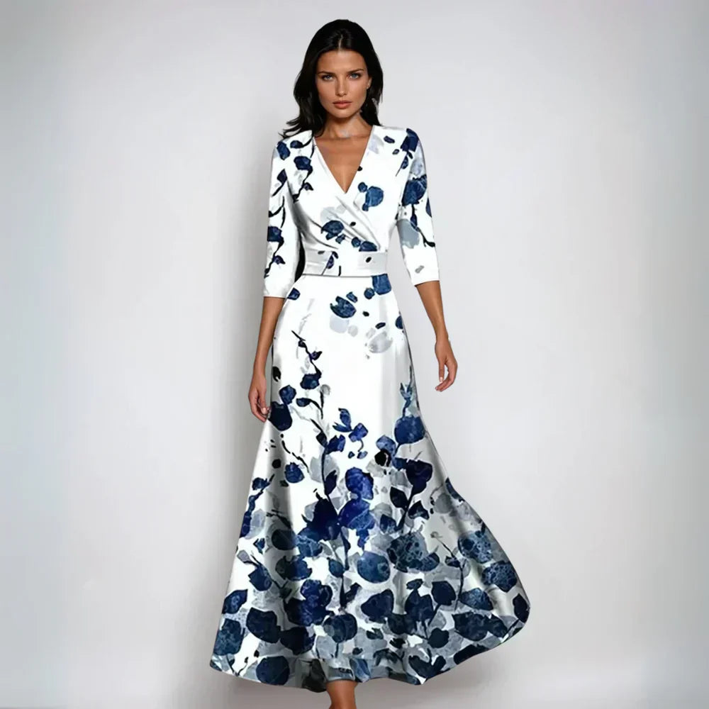 Emily | Flared Floral Robe