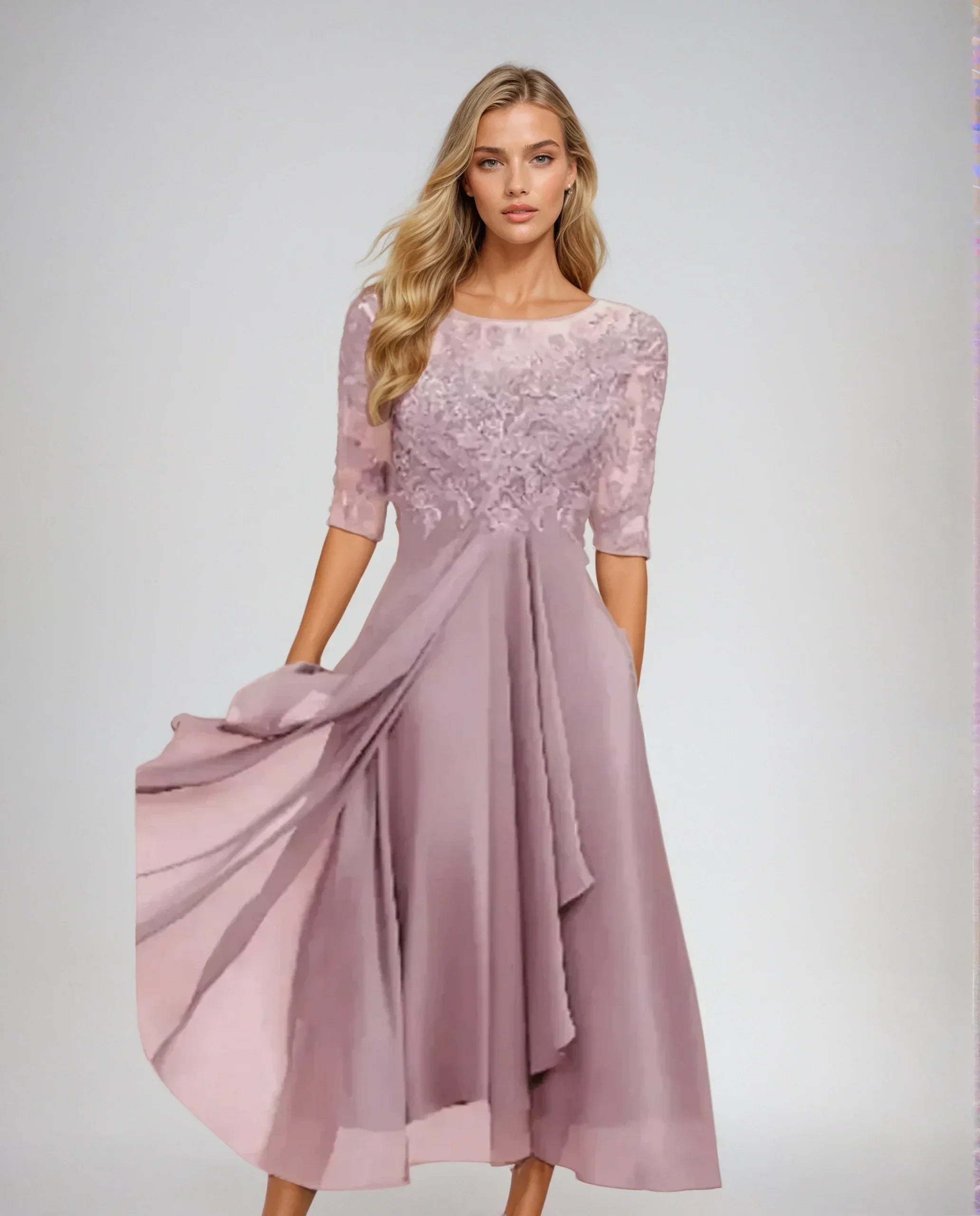 Caroline™ | ROBE FLUIDE DÉTAILLÉE ET ÉLÉGANTE
