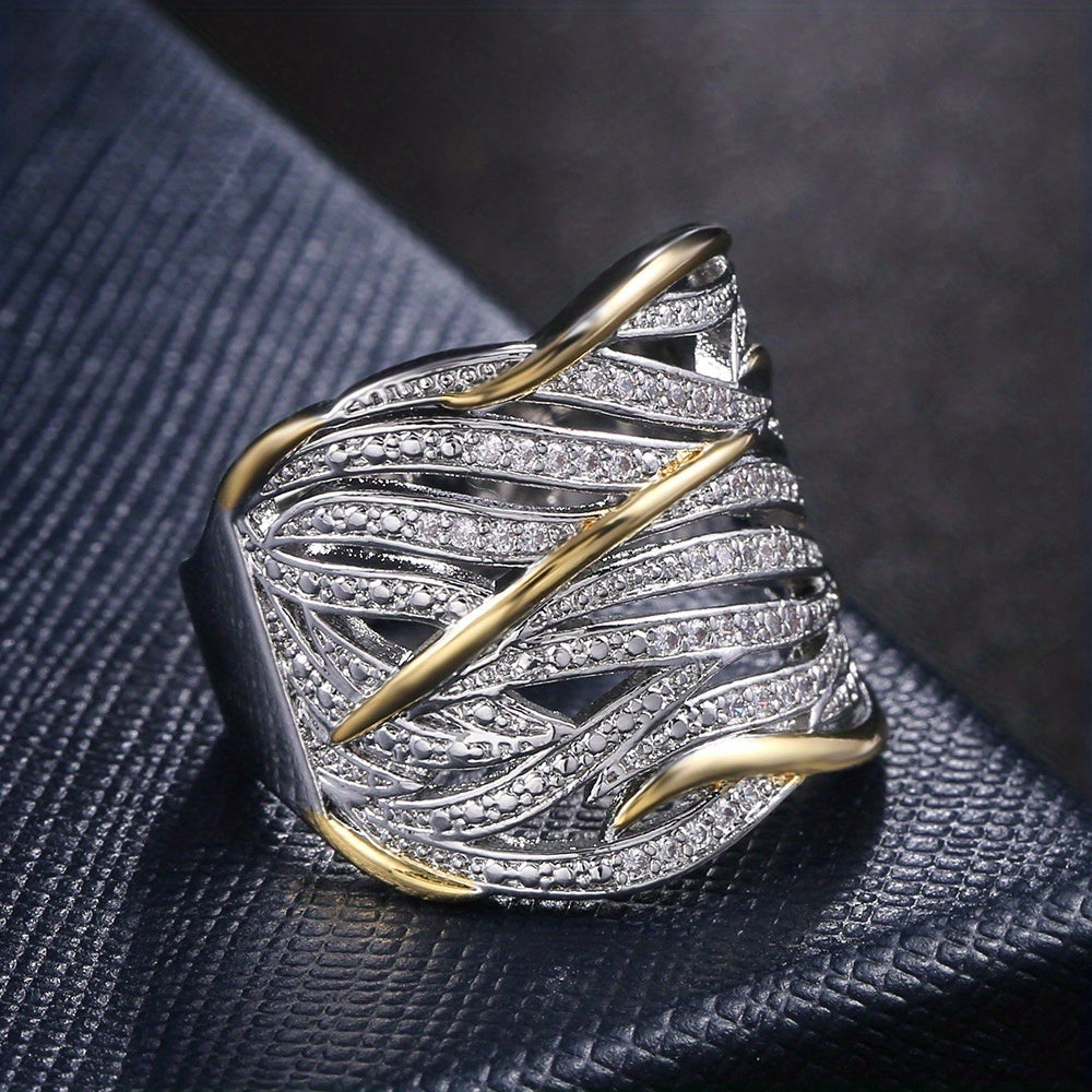 Aline | Elegant Flerlagers Tvinnet Ring
