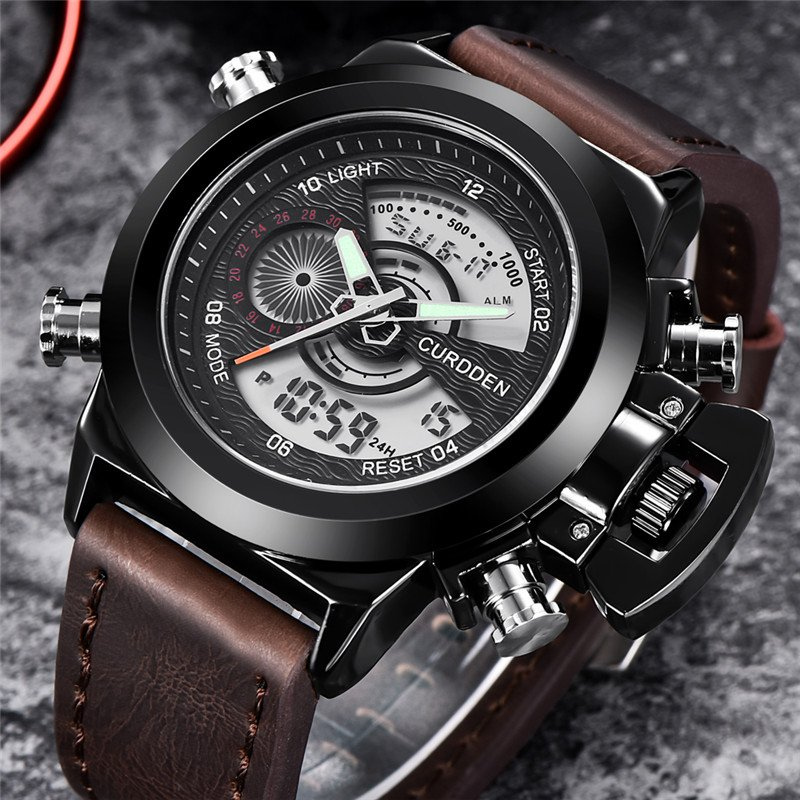 Dual Time Fashion Chronograph Klokke™ Elvik