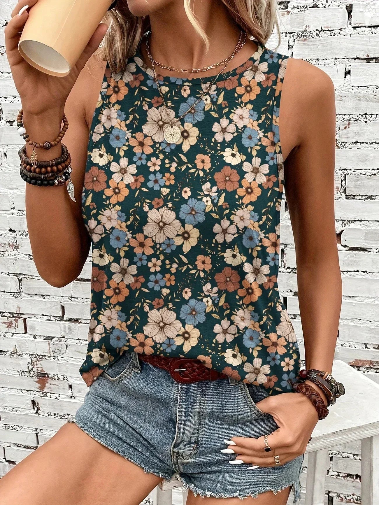 REYA | TOP D'ÉTÉ FLORAL CONFORTABLE