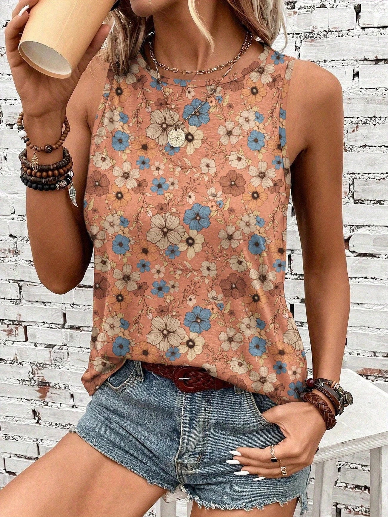 REYA | TOP D'ÉTÉ FLORAL CONFORTABLE