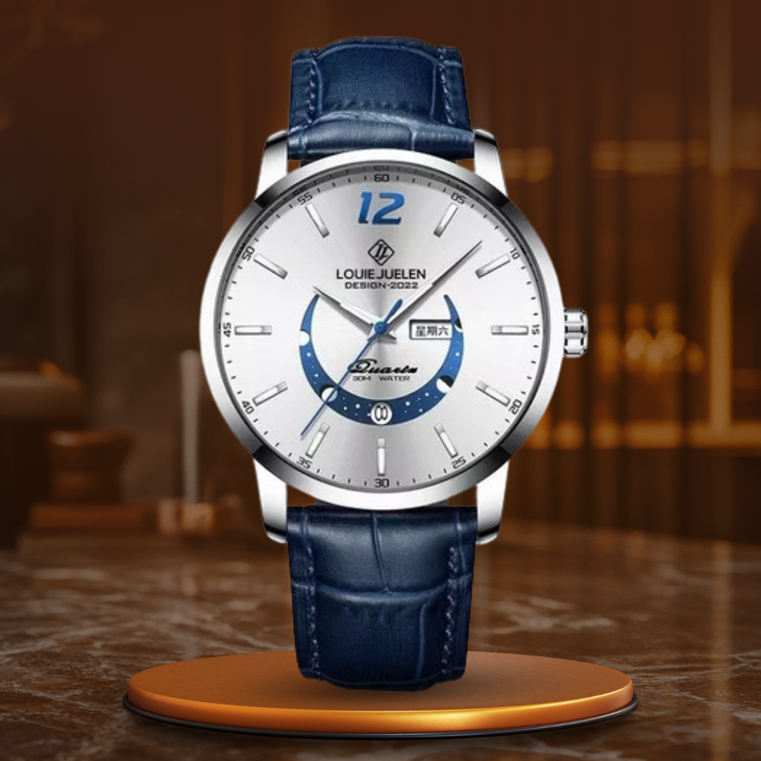 Elegant Luminøs Månefase Ur™ by Elvik™