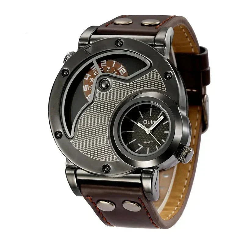 Luksus Dual Time Kvarts Ur™ Elvik